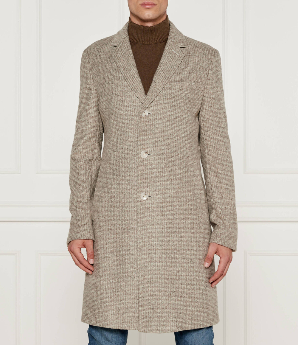 Пальто H-Hyde BOSS BLACK - бежевый(50528132)