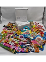 Подарочный набор сладостей 45 штук Сладкий бокс с Лабубу