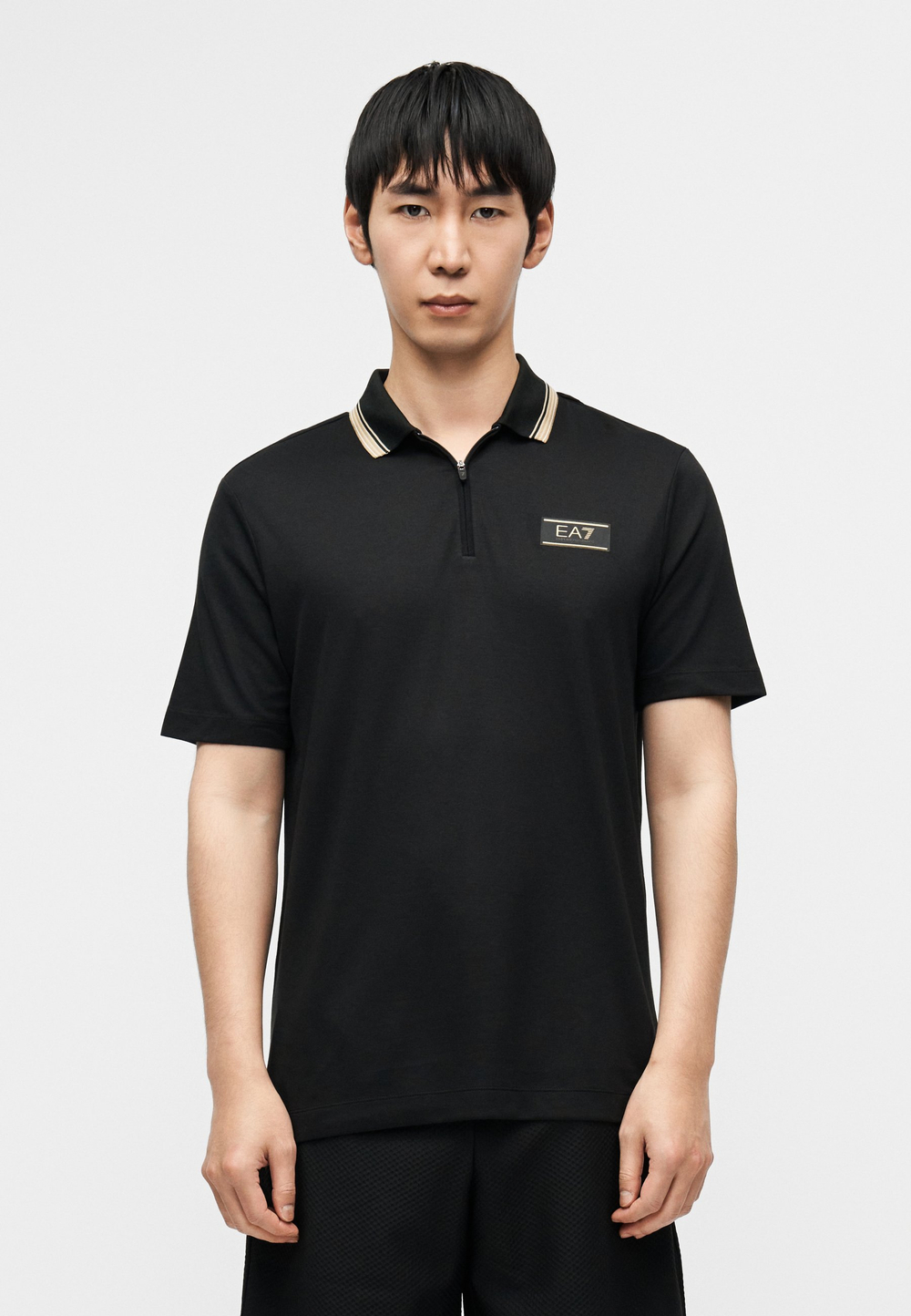 EA7 Emporio Armani Футболка-поло - Чёрный