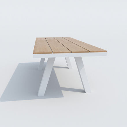 Стол обеденный Ideal Patio МИРРА 220 см белый