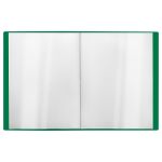 Папка с 60 вкладышами, Стамм Стандарт, 700мкм, корешок 21мм, зеленая