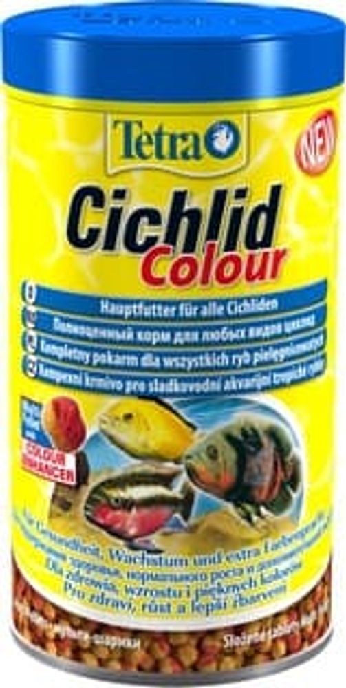 TetraCichlid Colour корм для всех видов цихлид для улучшения окраса 500 мл TetraCichlid Colour корм для всех видов цихлид для улучшения окраса 500 мл