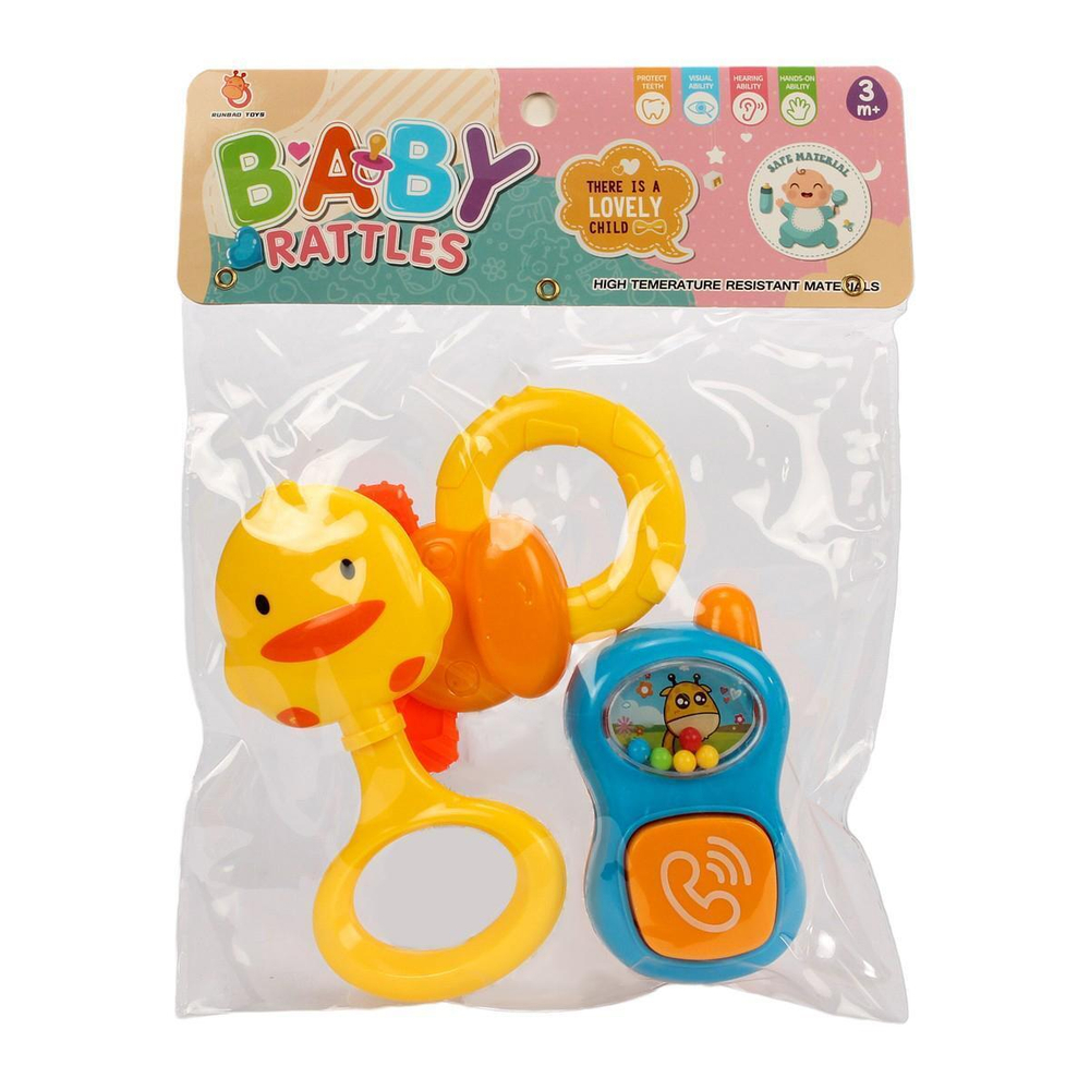 Набор погремушек 3шт, пакет 054-4