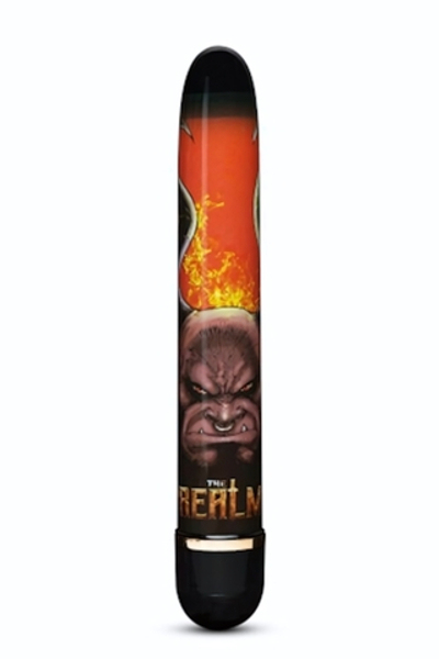 Классический вибратор Minotaur - 17,7 см. (Цвет: черный)