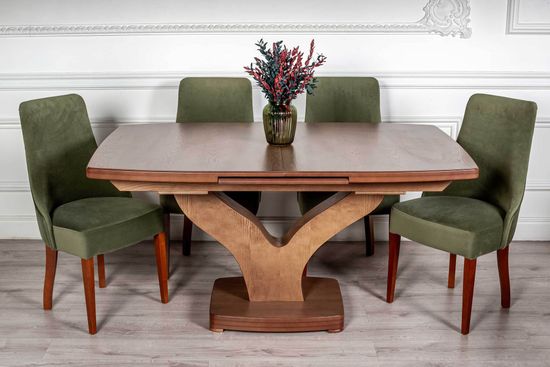 Стол TOSCANA (160+50) шпон дуба / 11