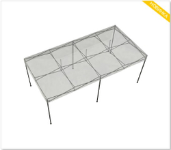 Тент-шатер быстросборный Helex 3x6х3м полиэстер белый