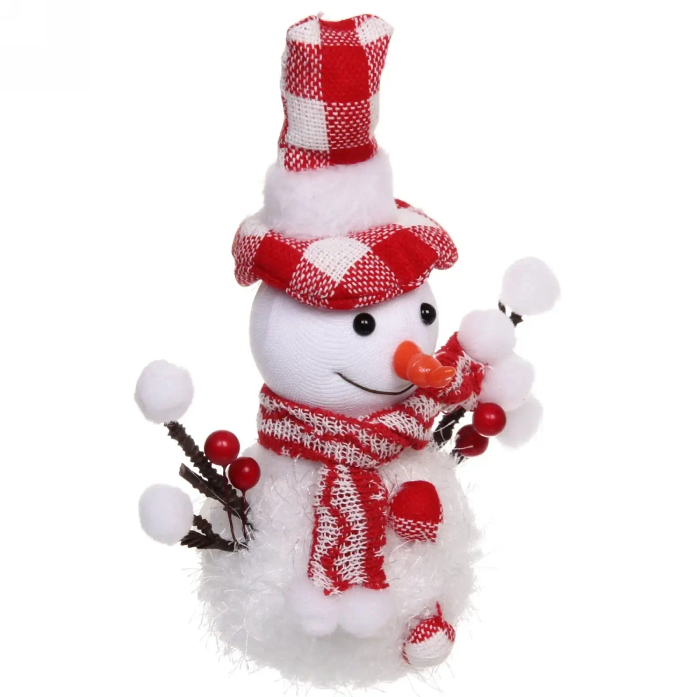 Украшение новогоднее «Весёлый снеговик» 20*12 см