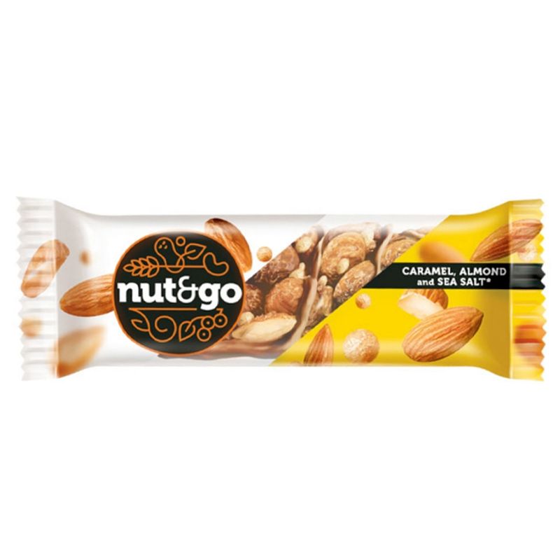 Батончик KDV NUT N GO миндальный 34 гр. 18 шт/кор