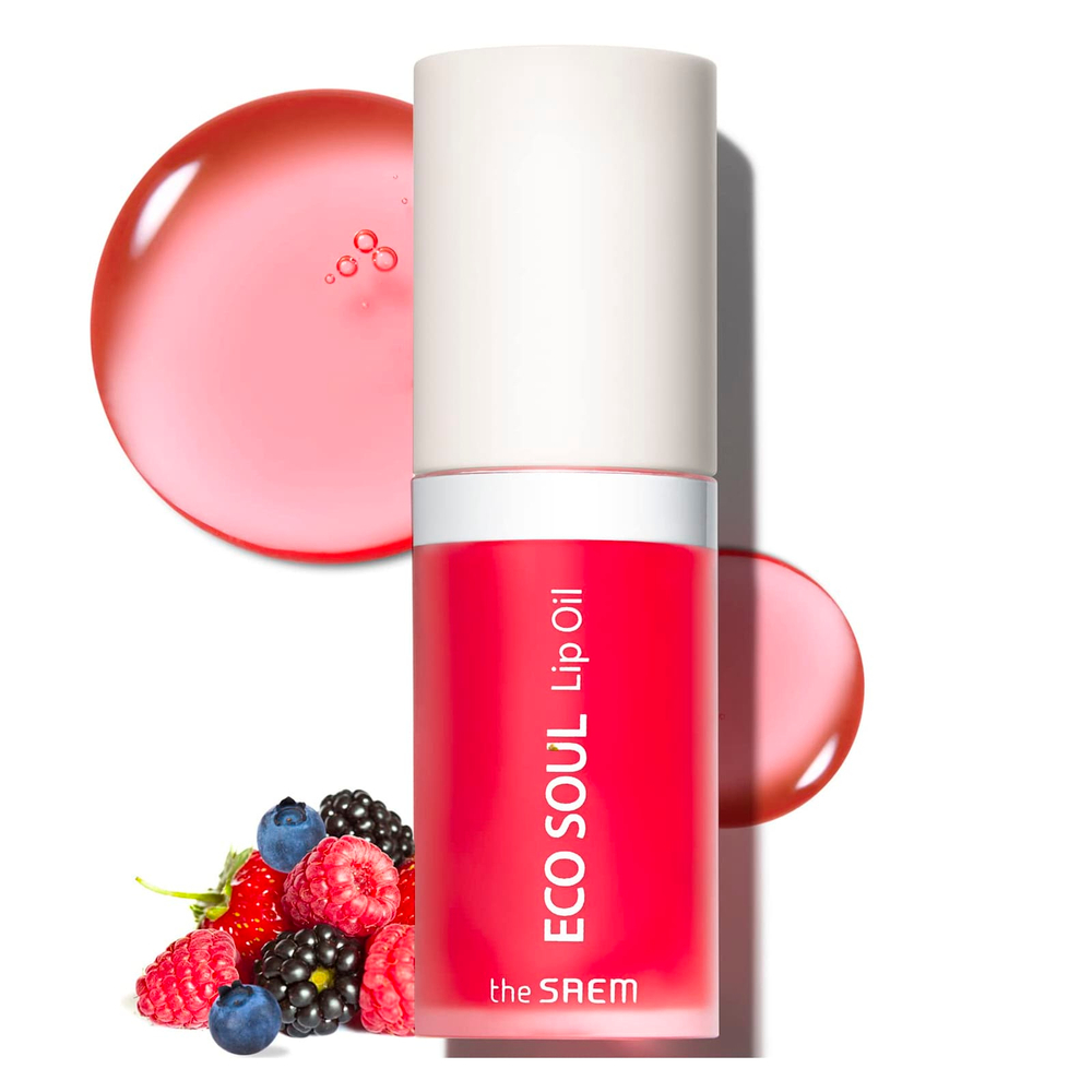 The Saem, Eco Soul, масло для губ, 02 ягоды, 0,2 жидк. унц.