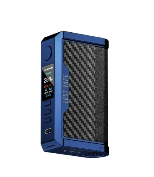 Боксмод Lost Vape Centaurus Q200 Mod - Sierra Blue Carbon Fiber