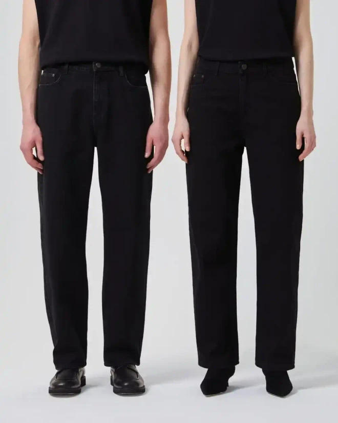 Джинсы Straight Fit черные