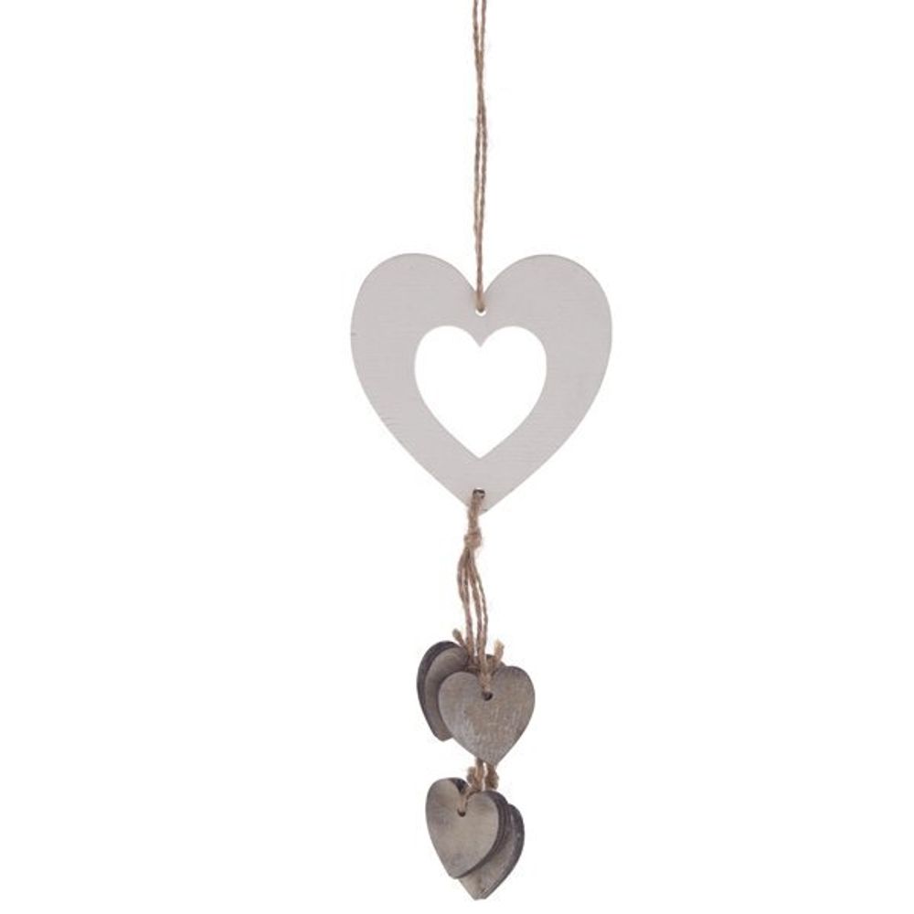 GAEM Украшение новогоднее "Сердце", L8 W1 H20 см, 2в.