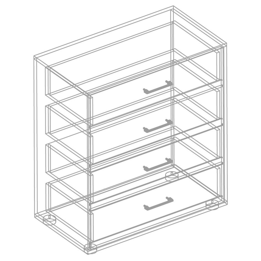 Комод МС "Анита" 4 ящ., (Винтерберг), Велес, г.Туймазы