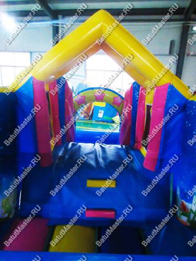 Детский надувной батут "Цирковой слоник"