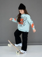 Свитшот для девочки с принтом