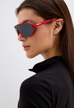 Спортивные очки 100% Westcraft / Soft Tact Red / Black Mirror Lens