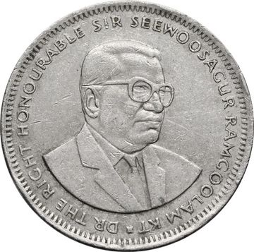 1 рупия 1987-2010 Маврикий