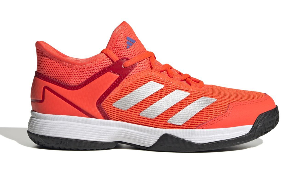 детские Кроссовки теннисные Adidas Ubersonic 4 K - solar red/silver metallic/blue fusion