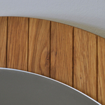 Зеркало настенное Пиафорте 81х81 из массива дикого дуба