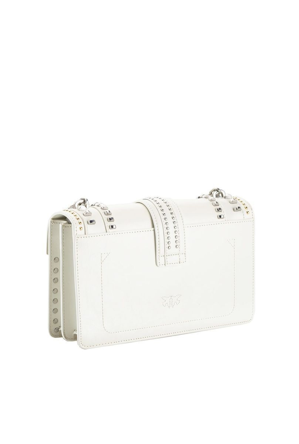 CLASSIC LOVE BAG MIX STUDS - white