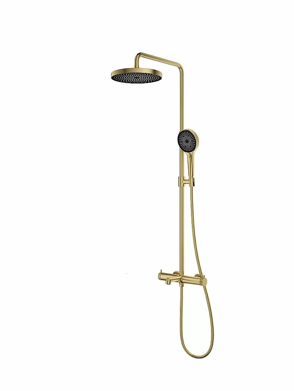Душевая система Vincea Rim VSFS-2RM1BG брашированное золото