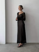 Комплект MOANA с бежевой комбинацией, бежевый