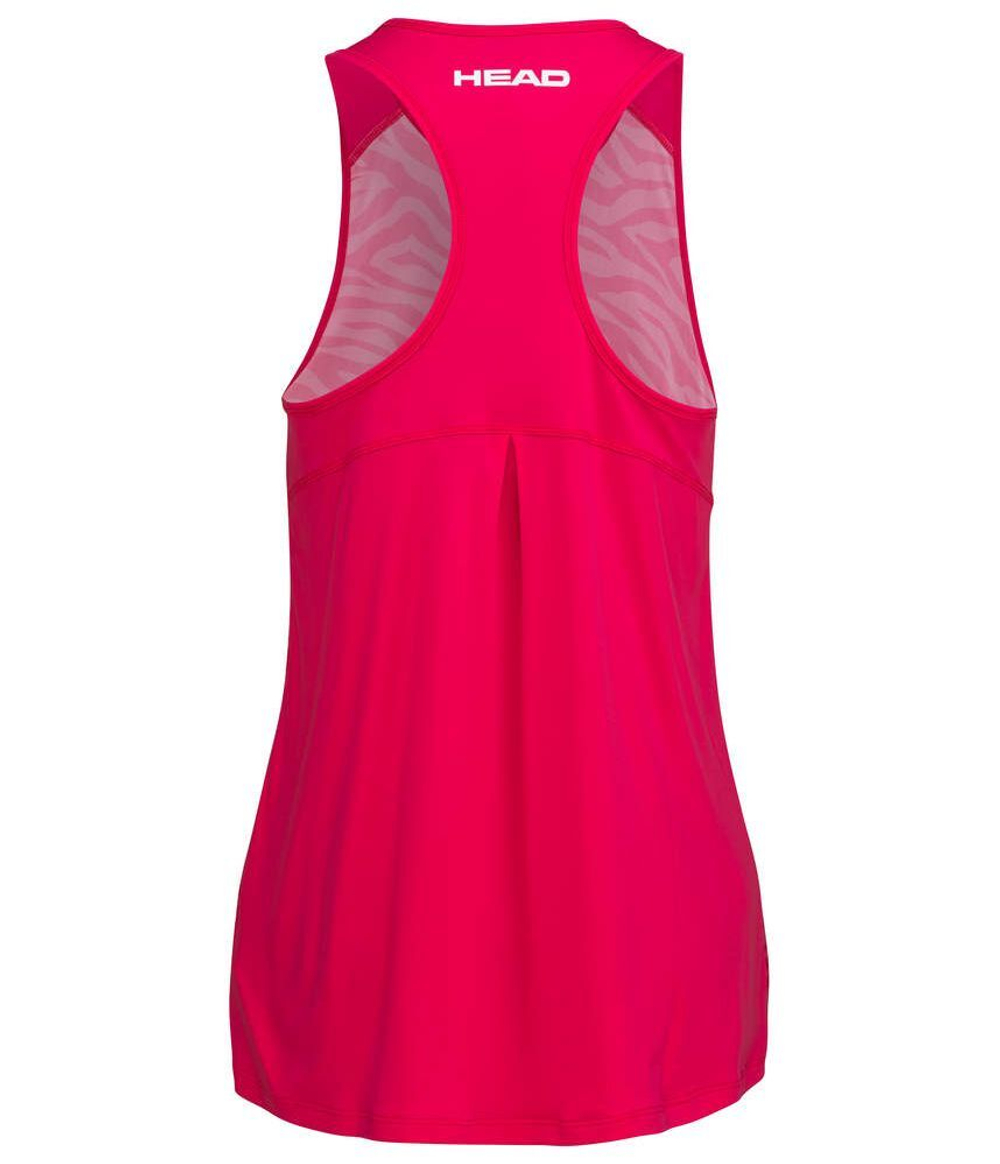 Женский топ теннисный Head Agility Tank Top W - magenta/print vision