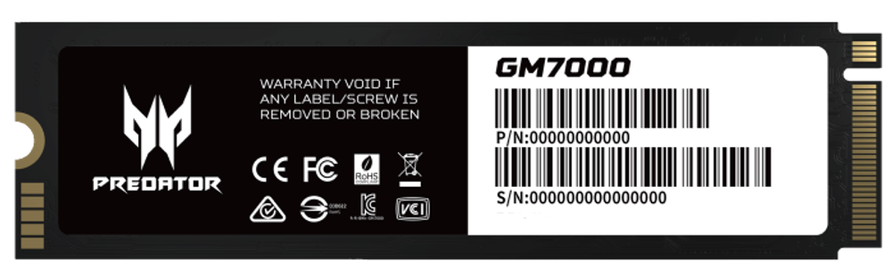 Накопитель SSD M.2 2280 Acer BL.9BWWR.107