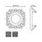 Встраиваемый светильник Gauss Backlight BL130