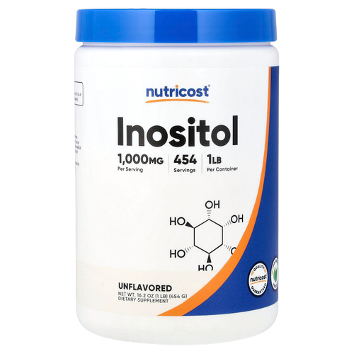 Nutricost, инозитол, без добавок, 454 г (16 унций)