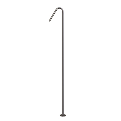Внешняя часть напольного излива для ванны HAPA V (цвет - ганметал браш. PVD) BIC.0008.V.PEX.BGMPVD