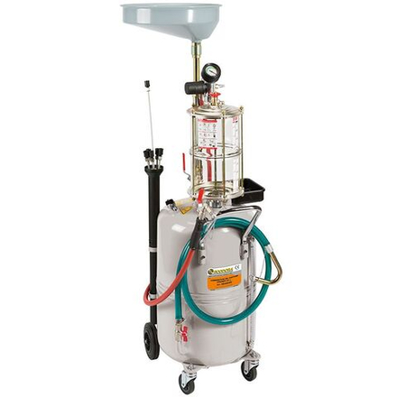 Установка для слива и откачки отработанного  масла 80 л., предкамера, 6 щупов, ECODORA (Италия)