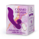 Фиолетовый массажёр с 9 режимами вибрации и пультом ДУ Bior Toys Cosmo Orgasm CSM-23176