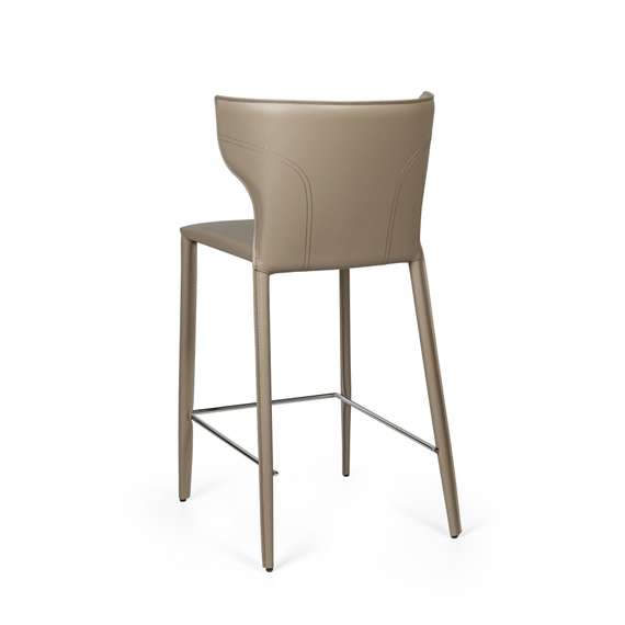 Стул полубарный Austin, кожа нуга