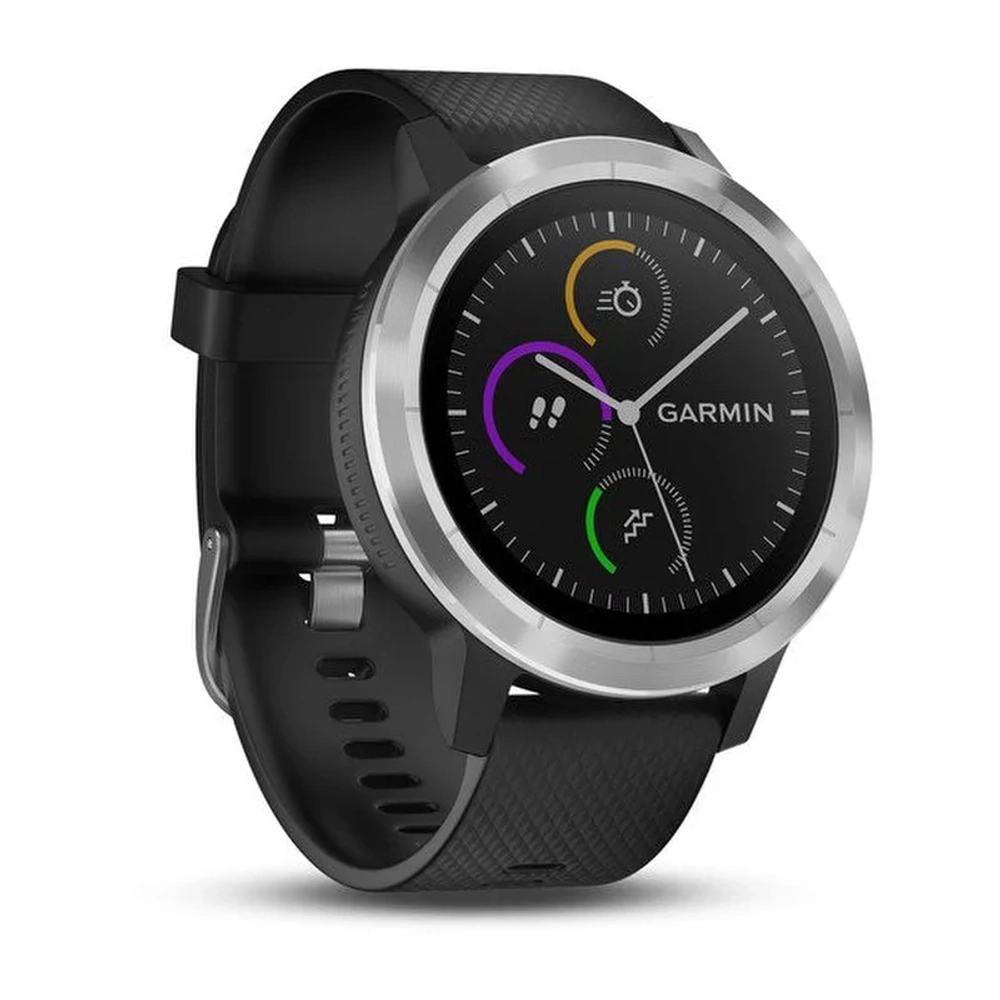 Часы для фитнеса Garmin vivoactive 3, серебристые, 010-01769-02