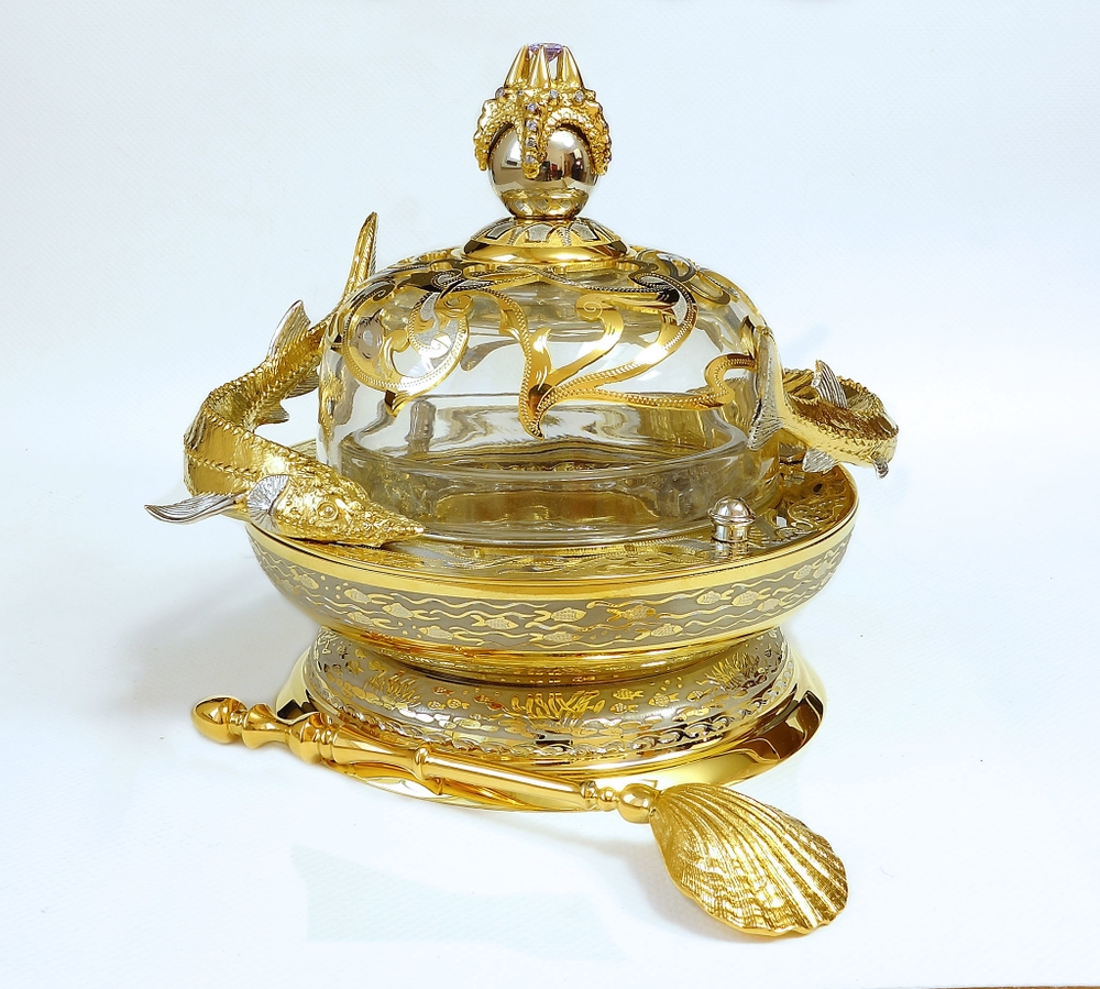 Икорница "Морская звезда - Аметист" (Златоуст)