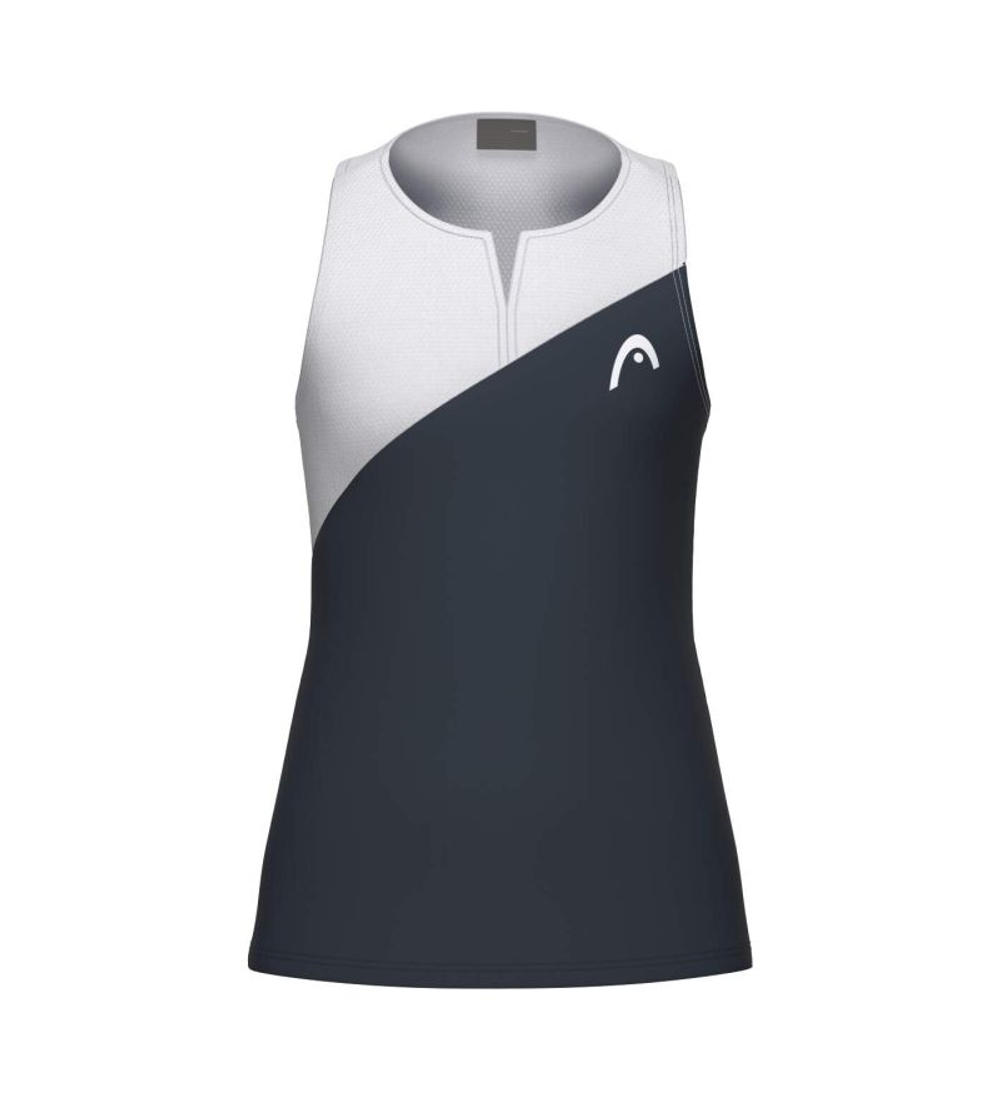 Футболка для девочки Head Girls Spirit Tank - navy/white