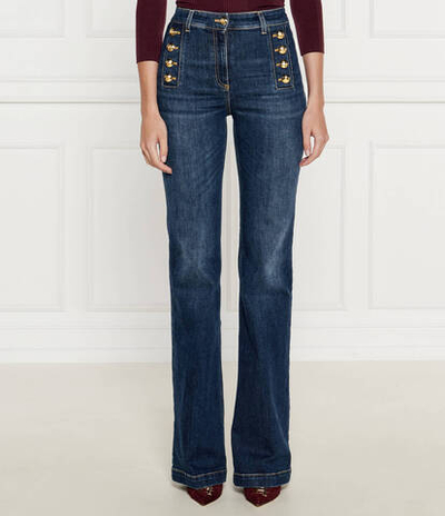 Джинсы Elisabetta Franchi - темно-синий(PJ67D46E2)