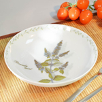 Тарелка 205мм глубокая форма Универсал Ботаника