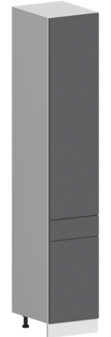 Кухня Модуль ШП1Я 400 Белый / Графит Софт