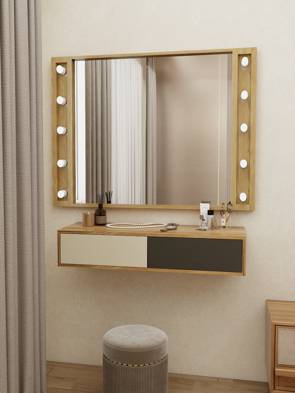 Тумба подвесная без перегородки _Д_БЛ