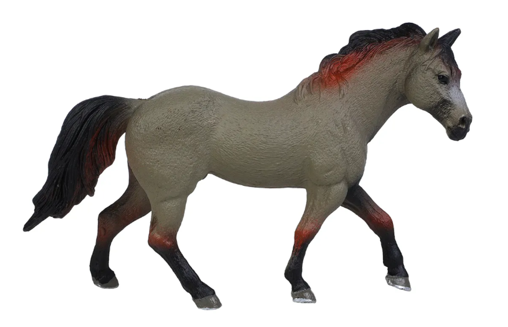 Игровой набор Masai Mara Мир лошадей: лошадь, фермер, ограждение, вилы.