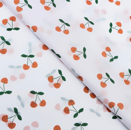 Бумага упаковочная тишью, «Вишня», 50 см × 70 см 17 грамм