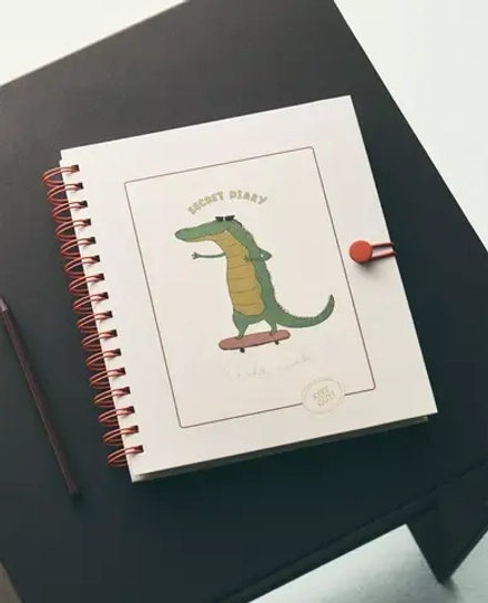 ZARA HOME ДЕТСКИЙ ЛИЧНЫЙ ДНЕВНИК, РАЗНОЦВЕТНЫЙ