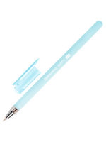 Ручка шариковая BRAUBERG "SOFT PASTEL", СИНЯЯ, корпус ассорти, узел 0,7 мм, линия 0,35 мм