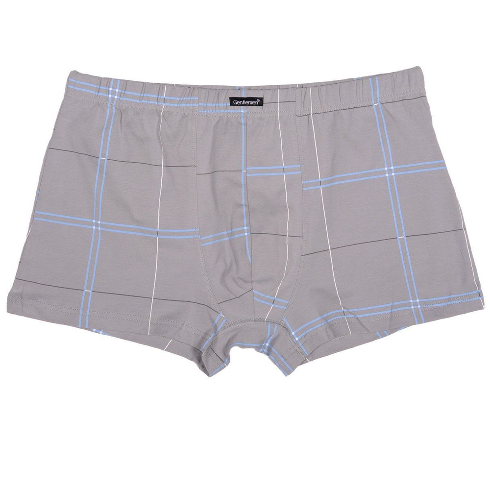Мужские трусы-боксеры с полосками (Размер: XL) (Цвет: серый)