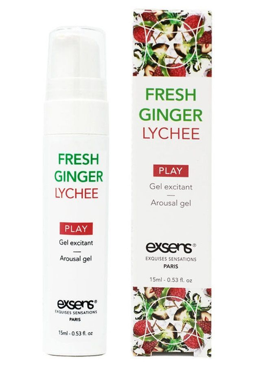 Возбуждающий гель Exsens Fresh Ginger Lychee – охлаждение, 15 мл