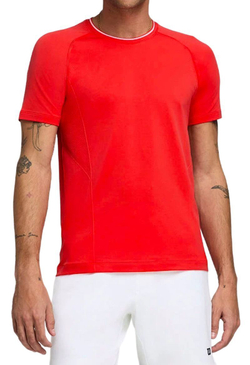 Теннисная футболка Wilson Team Seamless Crew T-Shirt - infrared