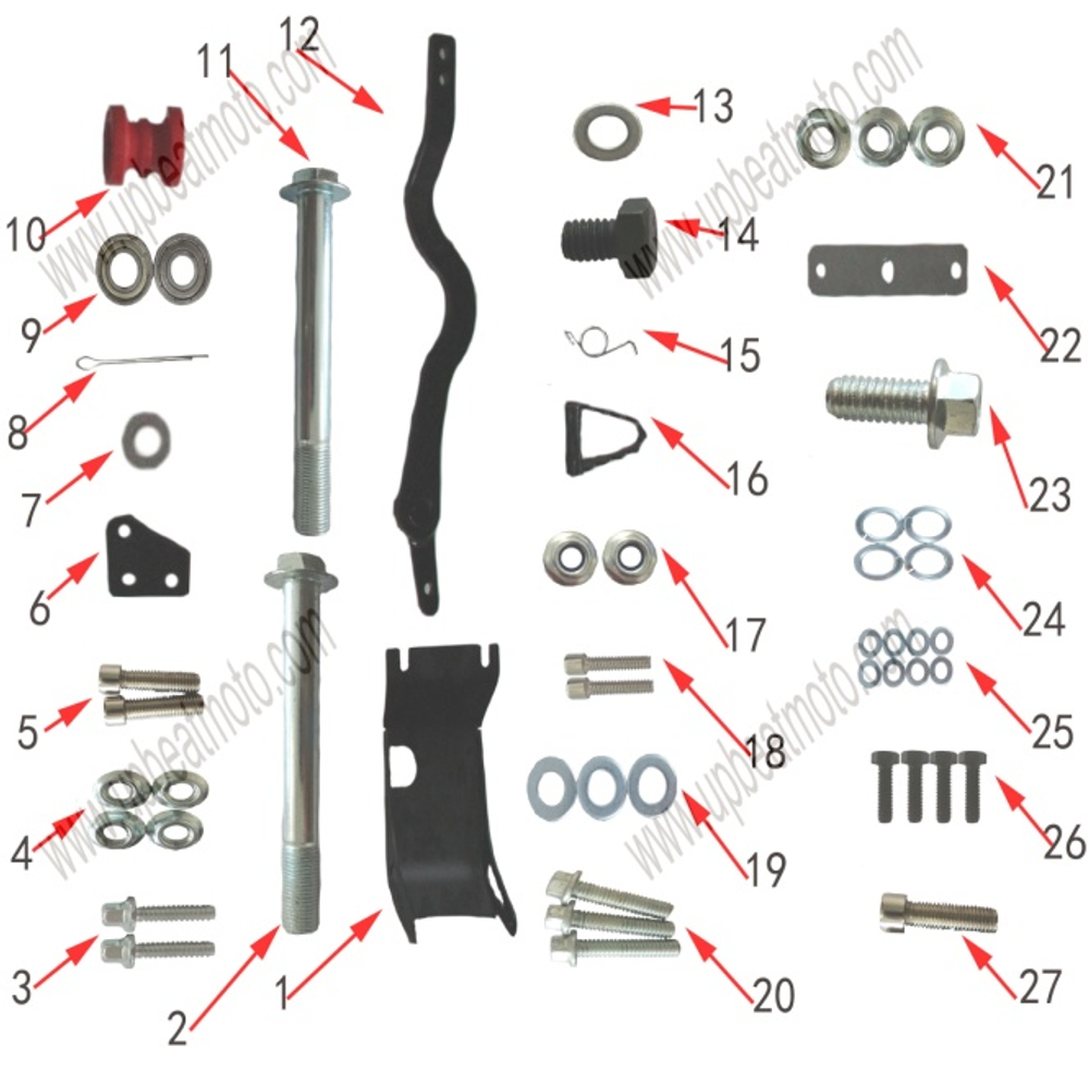 Запчасти D к питайку Motax MX 125, KTM 125, MOTAX 140