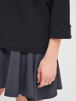 Джемпер с V-вырезом и рукавом 3/4